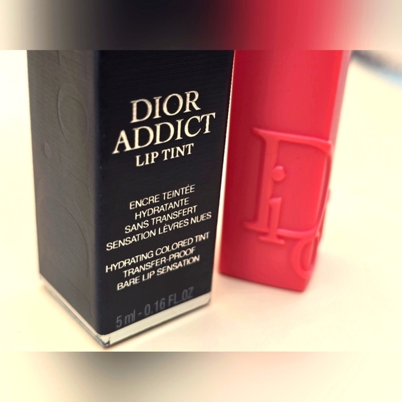 Dior Addict Lip Hydrating Smudge Proof Lip Tint, Natural Coral 451, NIB - Picture 3 of 3